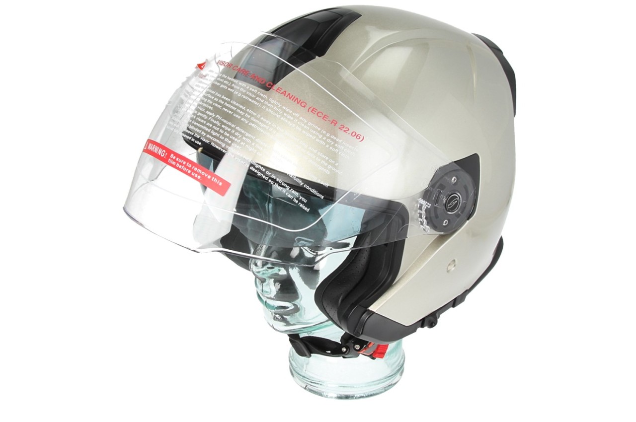 Piaggio Jethelm Full Jet PFJ grau glänzend