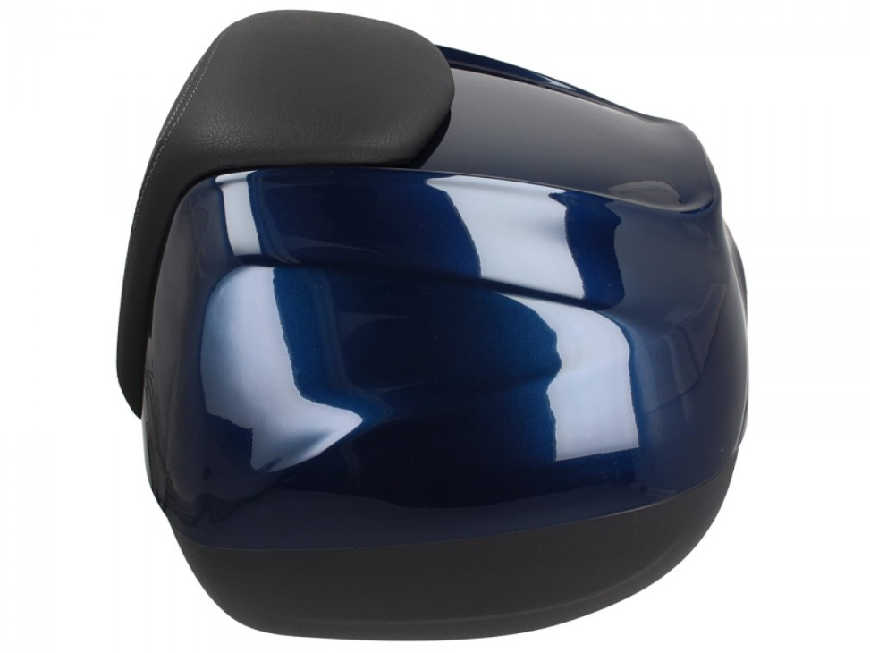Top Case 37L mit Rückenlehne für Piaggio Medley 125/150 (16-18) - blue midnight 222/A