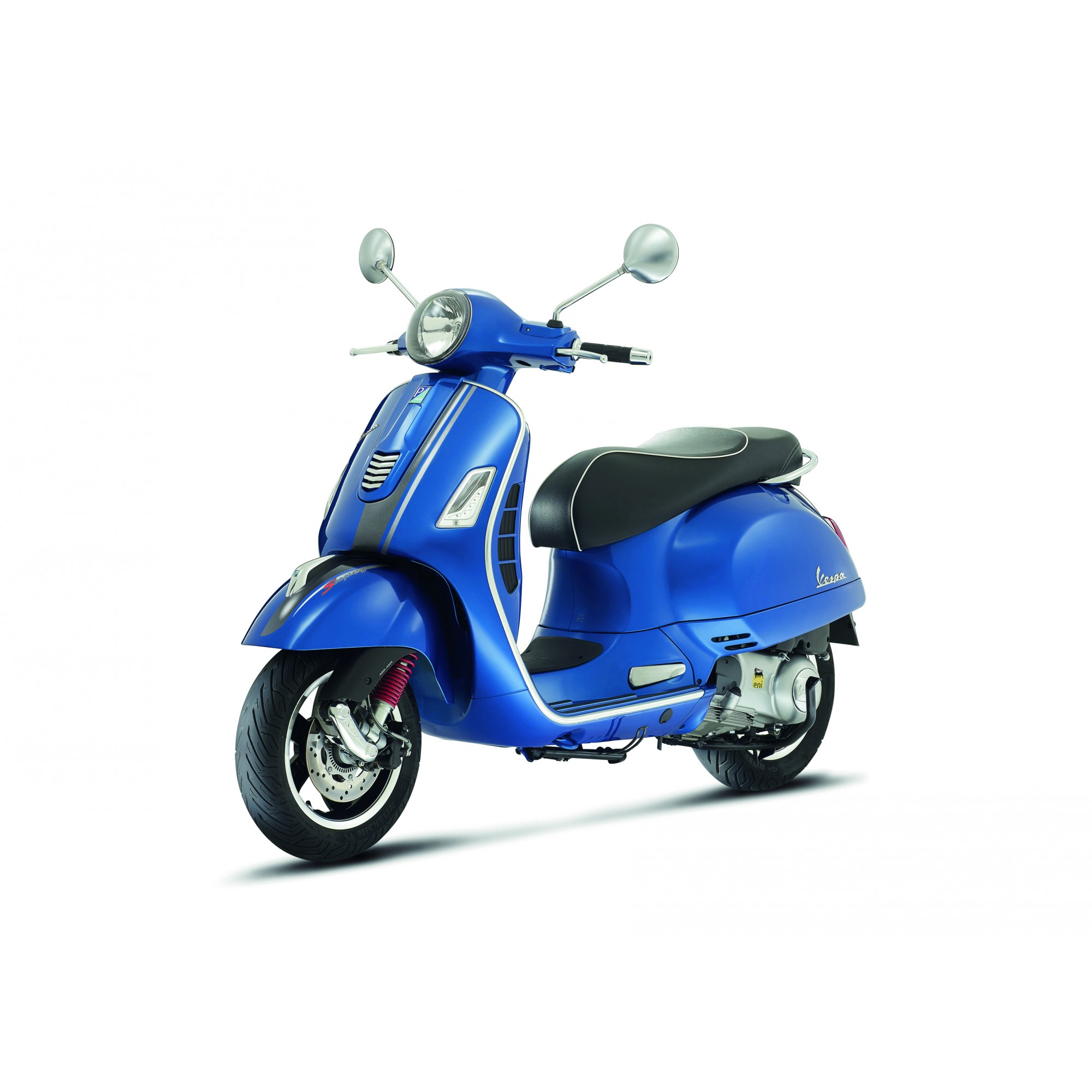 Original Vespa GTS Super Aufklebersatz Sport grau/silber
