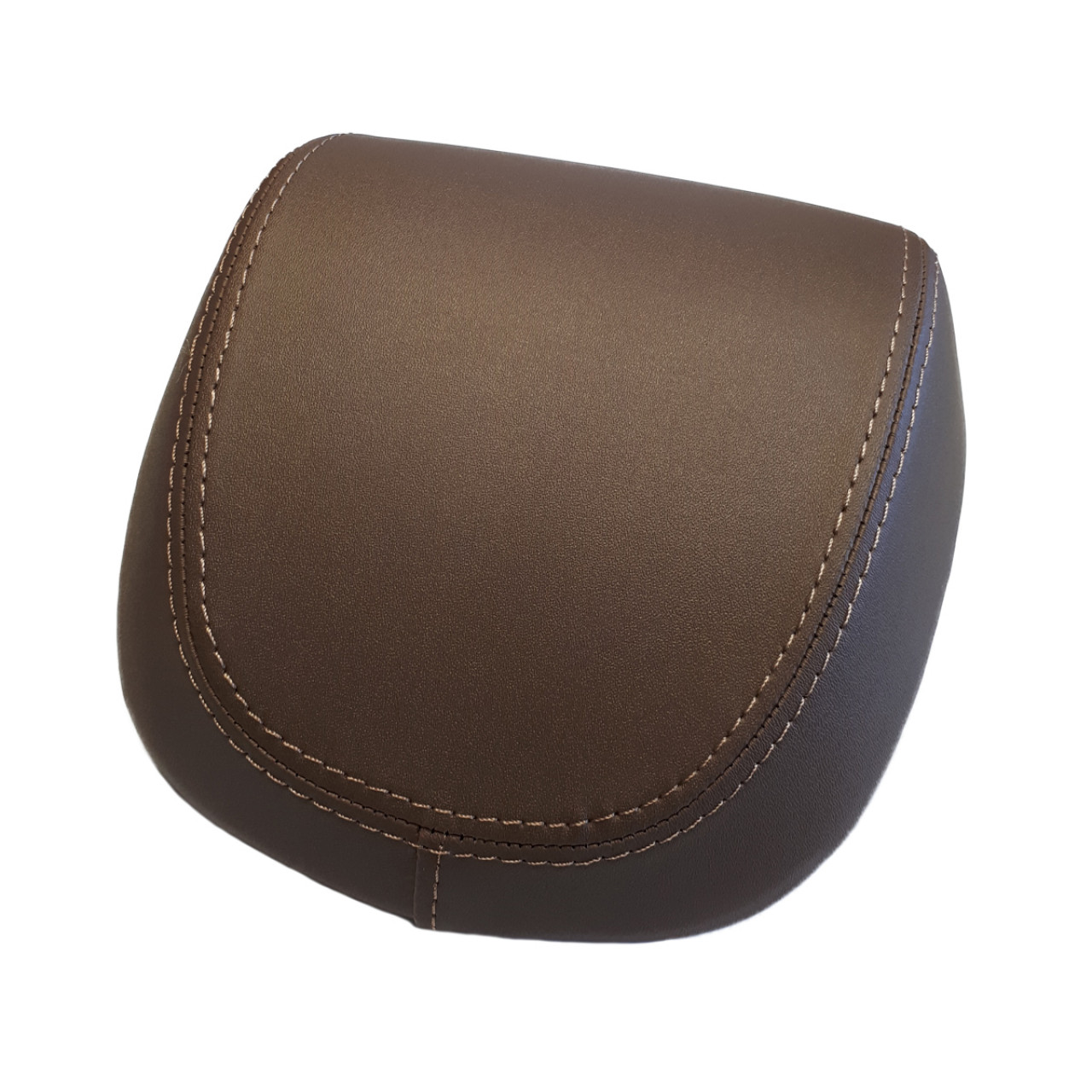 Topcase Kit 32L beige unico matt opaco (516/A), Rückenpolster braun, Gepäckträger chrom für Primavera
