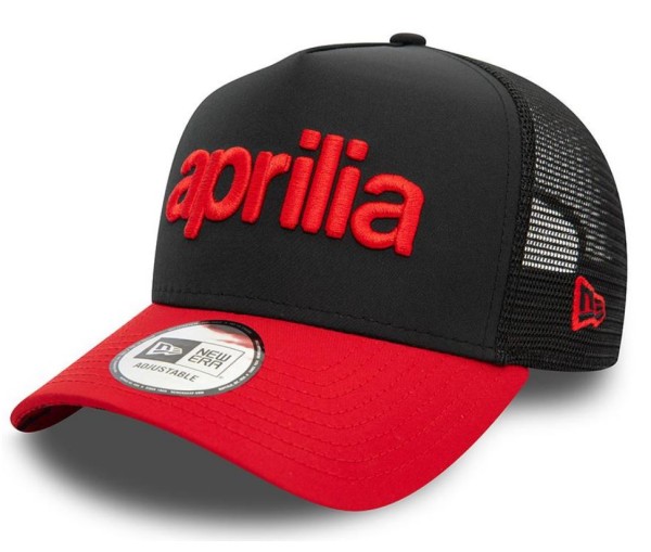 Aprilia Basecap New Era rot-schwarz