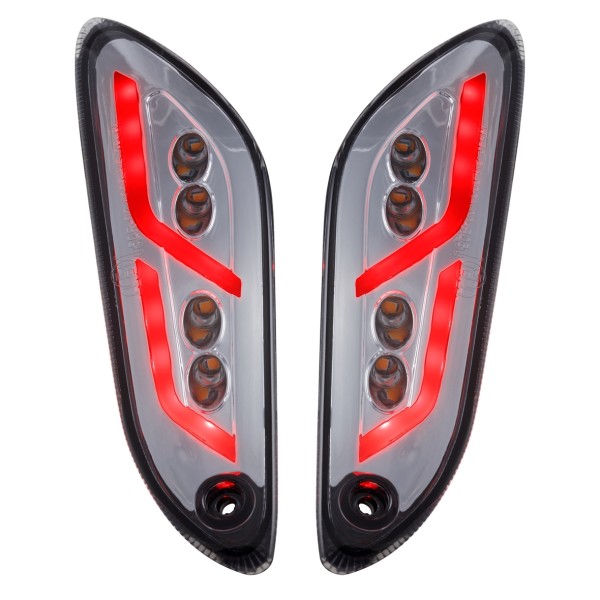 Blinker Kit hinten links / rechts LED getönt für Vespa Primavera /​ Sprint 50-150ccm SIP Style