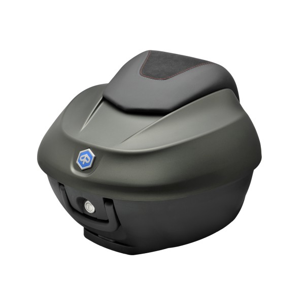 Top Case Kit 36 l. Grün Jungle XV7_verde army 333/A Original Piaggio für Beverly HPE (inkl. Haltepla