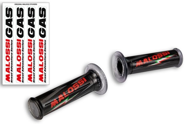 Griffe MALOSSI für Vespa GTS/​GTS Super/​GT/​GT L 125-300ccm, schwarz, ohne Lenkerenden-Öffnung
