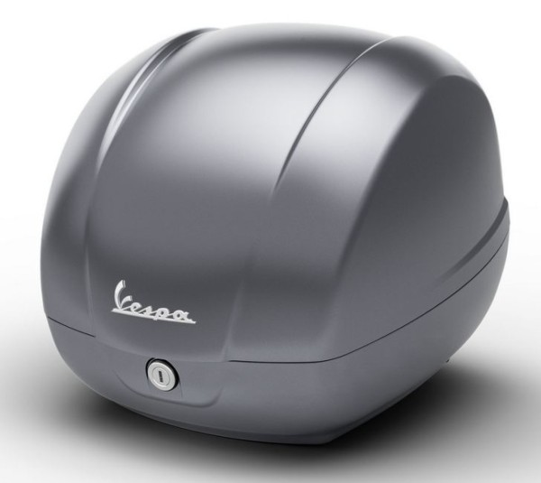 Original Topcase 36L für Vespa GTS 125/310 und GTV 310 - grau / titanium / 707/C