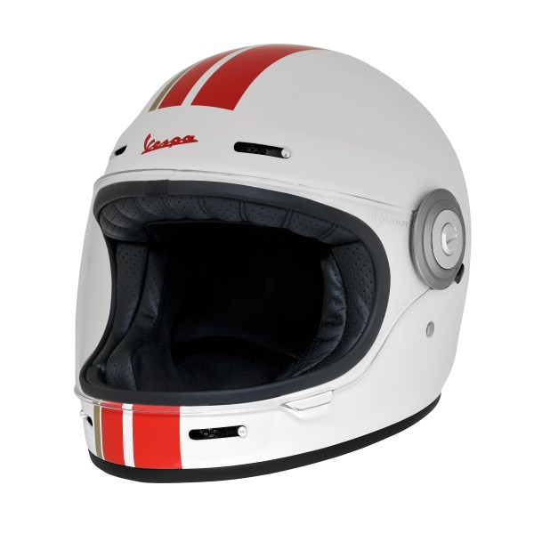Vespa Integralhelm Racing Sixties 60s rot / weiß