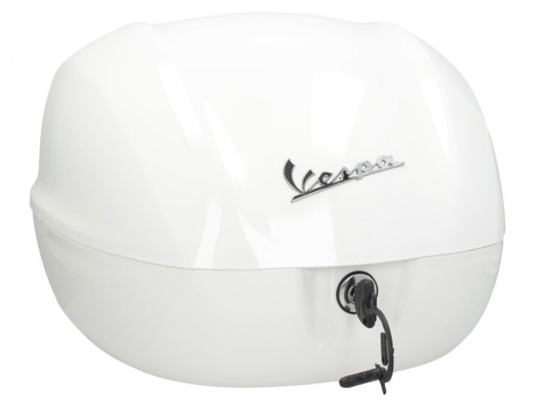 Vespa Topcase 32L weiß glänzend 544 ohne Rückenlehne