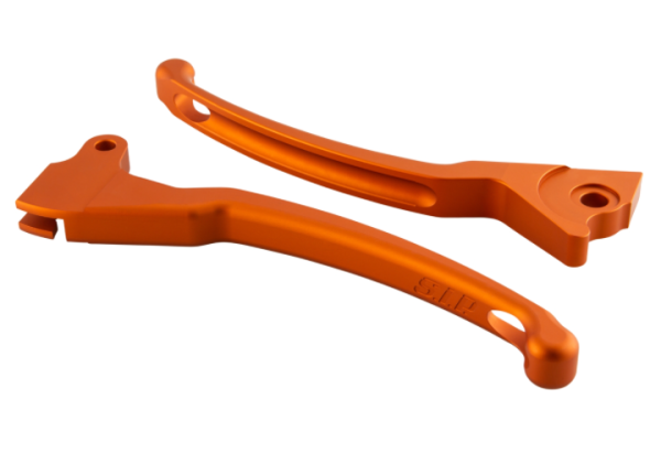 Sporthebel Set Bremse links/rechts für Vespa LX/​LXV/​S/​Primavera/​Sprint 50-150ccm, orange matt