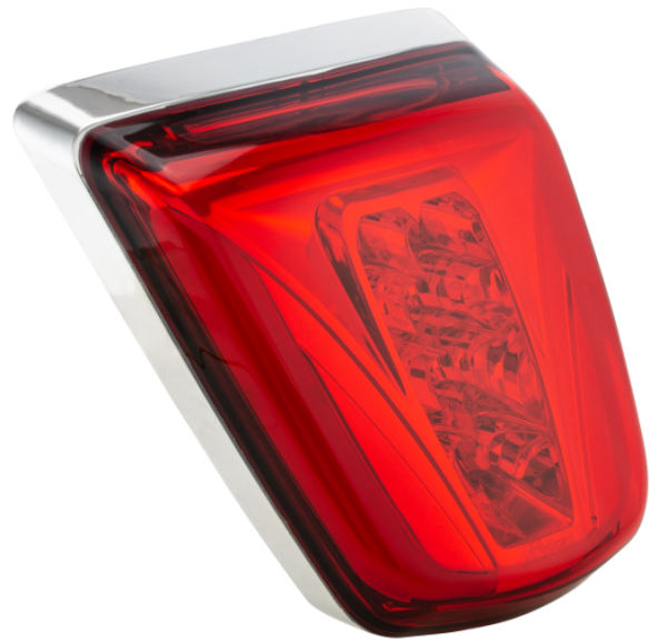 Rücklicht LED rot für Vespa Primavera/​Sprint 50-150ccm, Rand - chrom
