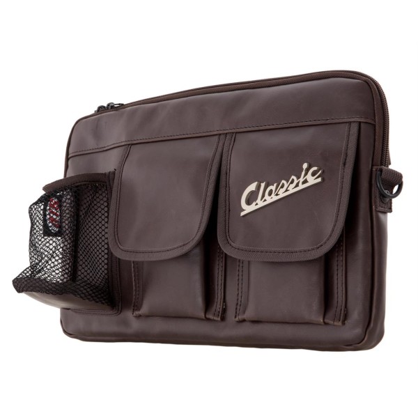 Tasche "Classic" für Gepäckfach/Handschuhfach Vespa - braun, Kunstleder