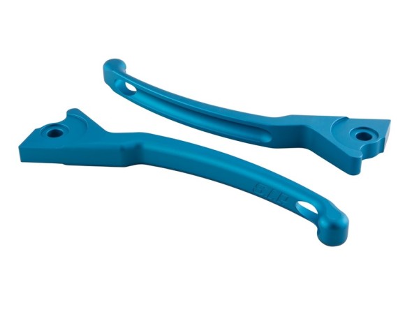 Sporthebel Set Bremse für Vespa, rechts und links, blau matt