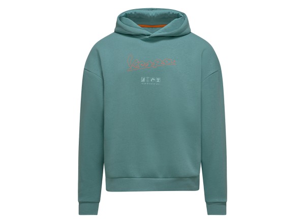 Vespa Hoodie Soul grün DEC-Kollektion