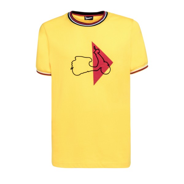 Vespa T-Shirt Modernist Herren gelb