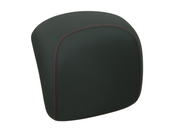 Original Rückenlehne für Vespa GTS/GTV Topcase - schwarz, Naht rot