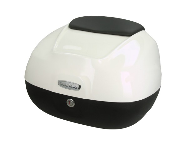 Top Case 37L mit Rückenlehne für Piaggio MP3 HPE RST 400 Sport (2022) - montebianco 544